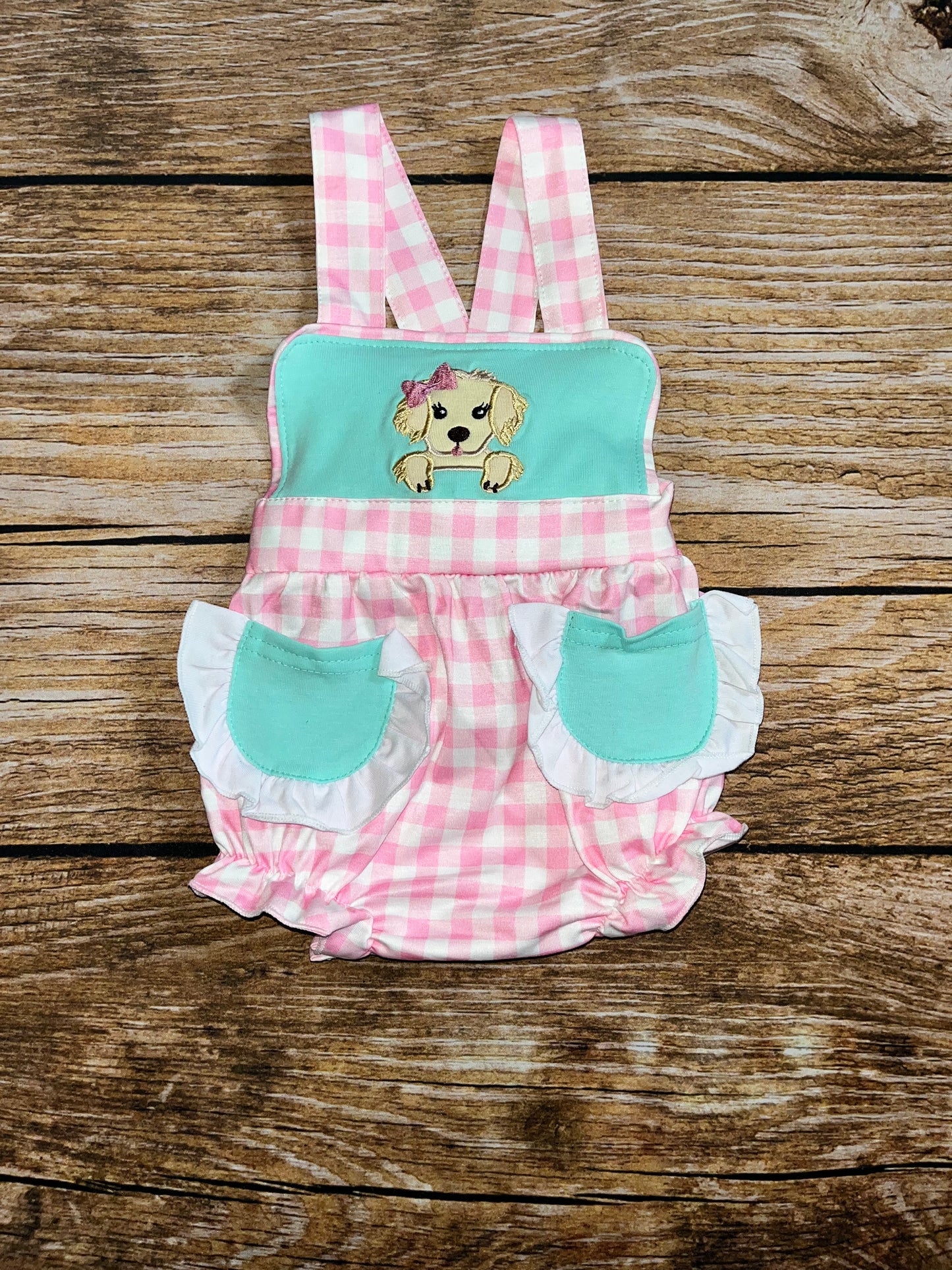Pink Ruffle Puppy Bubble